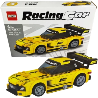 Figura Bloques Armables Auto De Carreras Deportivo 10 Cm