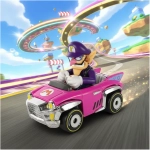 Waluigi Badwagon - Hotwheels Auto Mario Kart 1:64 Mattel - Imagen 3