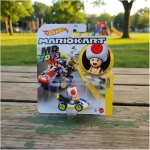 Toad Standard Kart - Hotwheels Auto Mario Kart 1:64 Mattel - Imagen 2