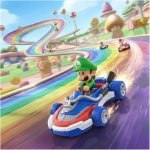 Baby Luigi Sneeker - Hotwheels Auto Mario Kart 1:64 Mattel - Imagen 3