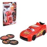 Auto Lanza Discos Cars Rayo Mcqueen Con 4 Discos Diferentes