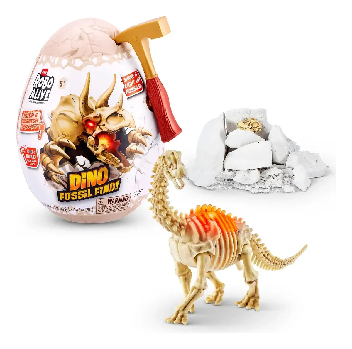 D_NQ_NP_2X_707622-MLC114336893399_072026-F.webp Huevo Sorpresa Dinosaurio Robo Alive Fosil Interactivo - Imagen 1