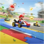Mario Standard Kart - Hotwheels Auto Mario Kart 1:64 Mattel - Imagen 3