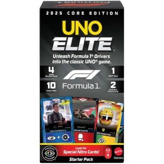 Juego De Mesa Uno Elite F1 Juego Base + Cartas Exclusivas