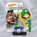 Baby Luigi Sneeker - Hotwheels Auto Mario Kart 1:64 Mattel