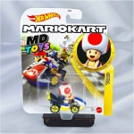 Toad Standard Kart - Hotwheels Auto Mario Kart 1:64 Mattel