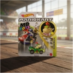 Bowser Jr. Flame Flyer - Hotwheels Auto Mario Kart 1:64 Mattel - Imagen 2