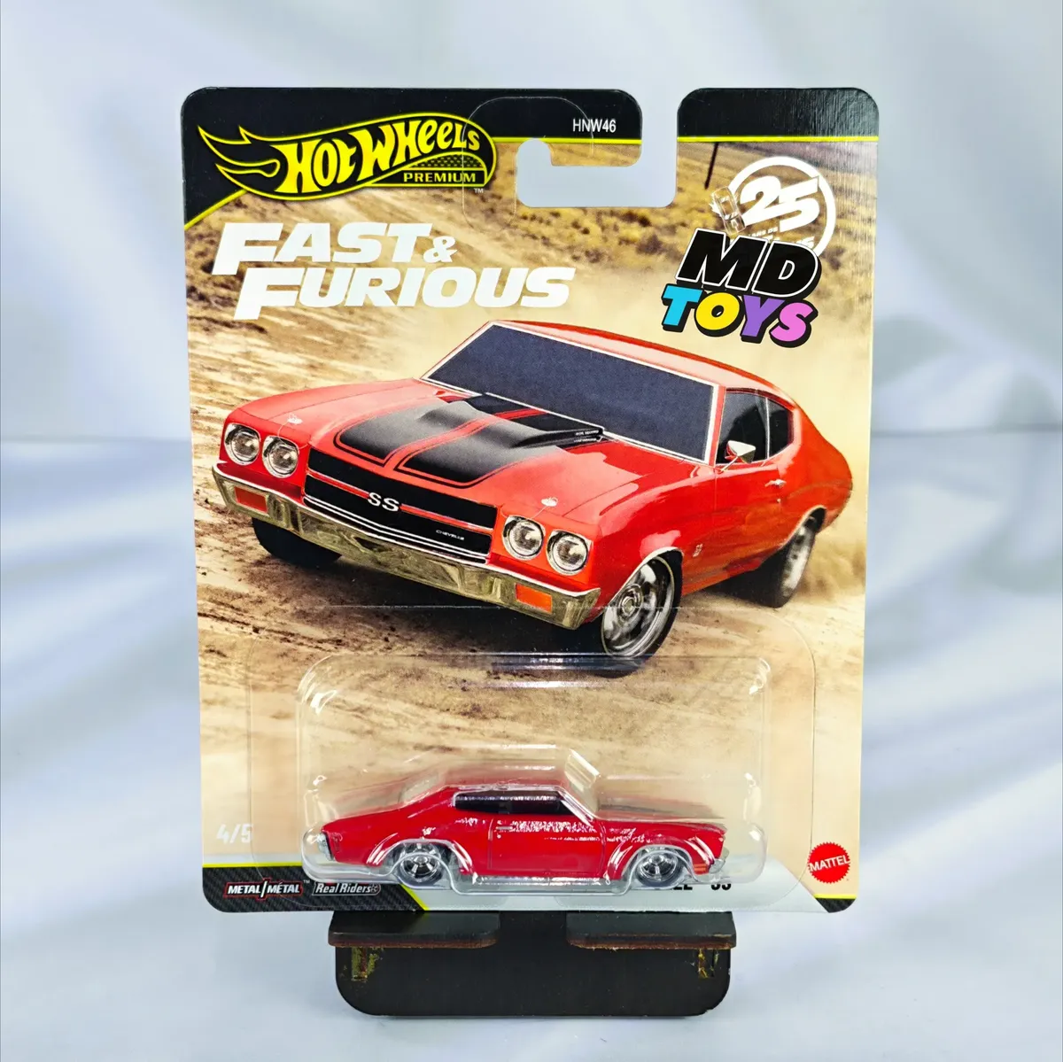 D_NQ_NP_2X_866955-MLC114815799063_072026-F.webp Chevrolet Chevelle 1970 - Hotwheels Premium Auto Rapido & Furioso 4/5 - Imagen 1