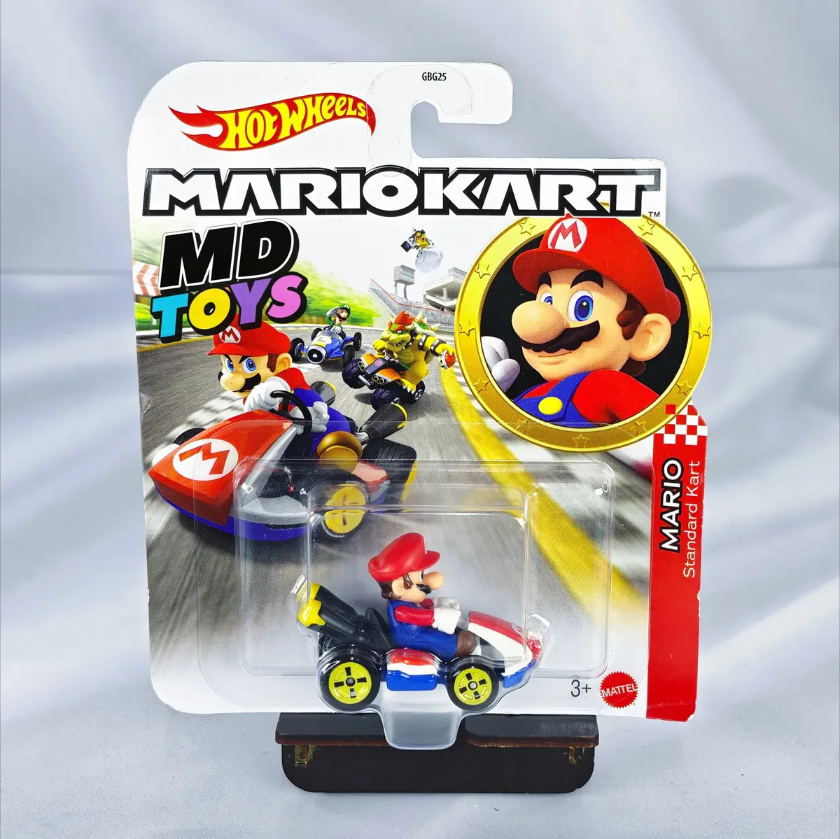 D_NQ_NP_2X_898521-MLC114847808567_072026-F.webp Mario Standard Kart - Hotwheels Auto Mario Kart 1:64 Mattel - Imagen 1