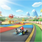 Baby Mario B-Dasher - Hotwheels Auto Mario Kart 1:64 Mattel - Imagen 3