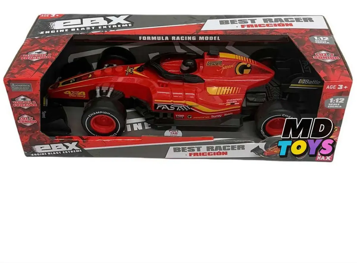 D_NQ_NP_2X_927170-MLC113073342872_072026-F.webp Auto Formula 1 A Friccion Con Sonido Y Luces De 35 Cm Ebx - Imagen 1