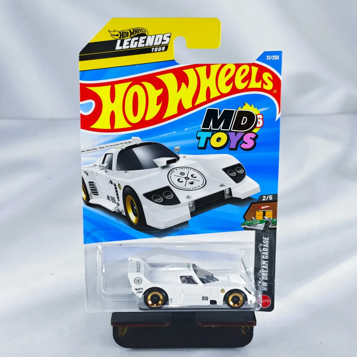 D_NQ_NP_2X_936177-MLC114379286261_072026-F.webp Hotwheels Auto - La Liebre Blanco Dream Garage 2/5 Mattel - Imagen 1