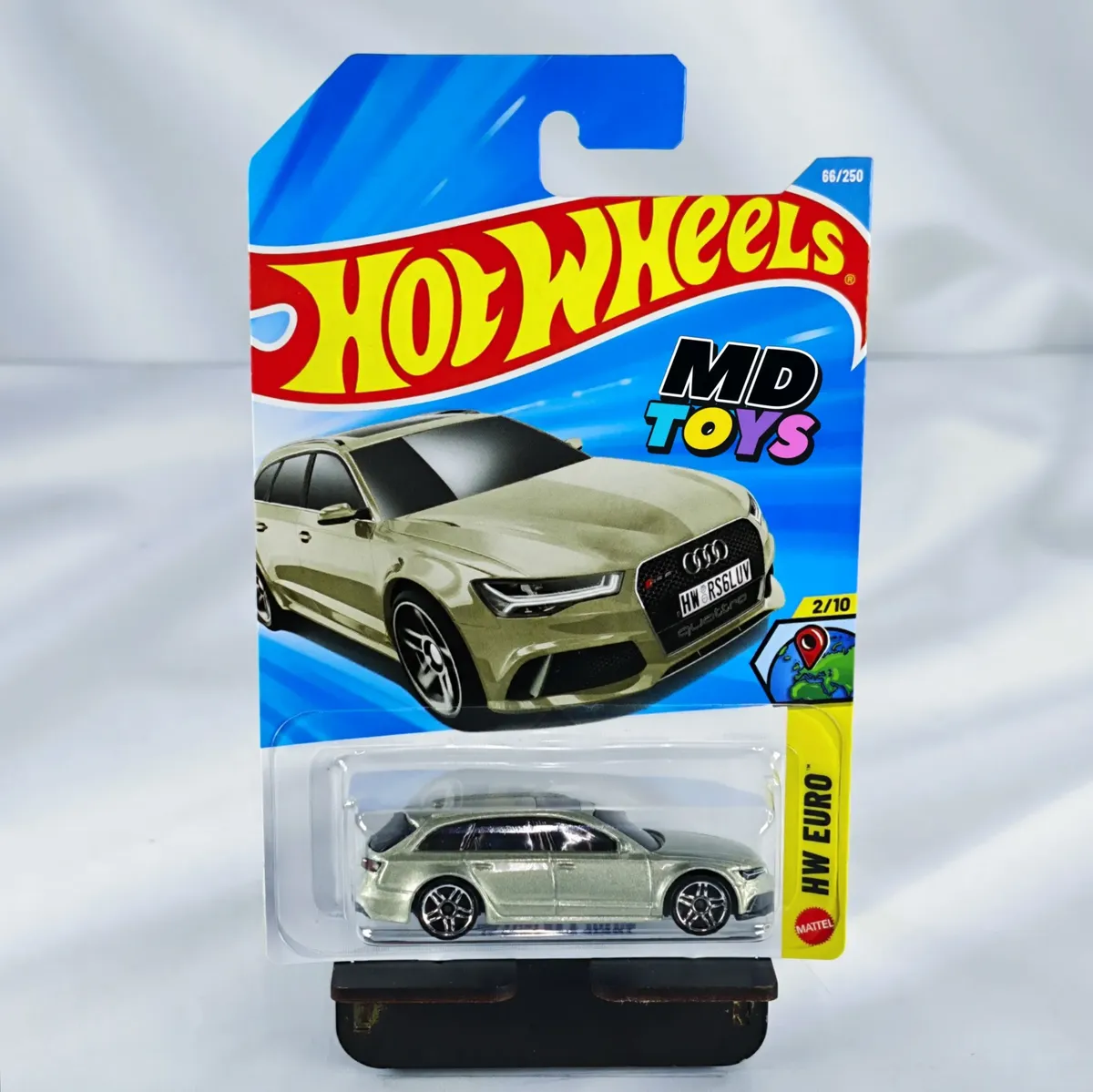 D_NQ_NP_2X_937012-MLC114383577567_072026-F.webp Hotwheels Auto - Audi RS6 Avant '17 Euro 2/10 Mattel - Imagen 1