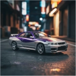 Nissan Skyline GT-R R33 (BCNR33)1995 - Rapido y Furioso Jada 1:32 - Imagen 3
