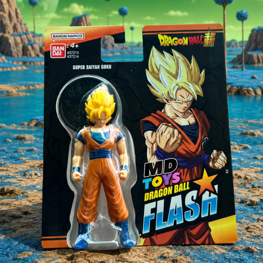 Figura DBS 10cm - Goku SSJ (3) Goku Super Saiyan - Figura Bandai Dragon Ball Super 10cm Bandai - Imagen 1