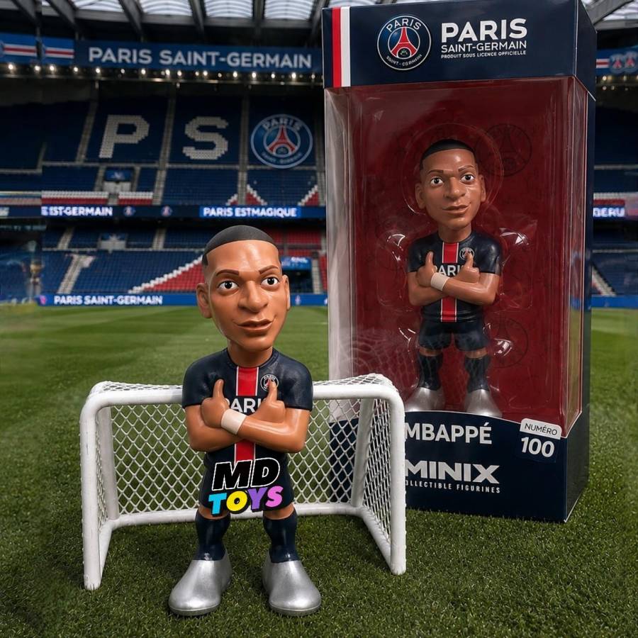 Figura MINIX - Kylian Mbappe PSG 2 Kylian Mbappé PSG - Figura Futbol Minix 12cm - Imagen 1