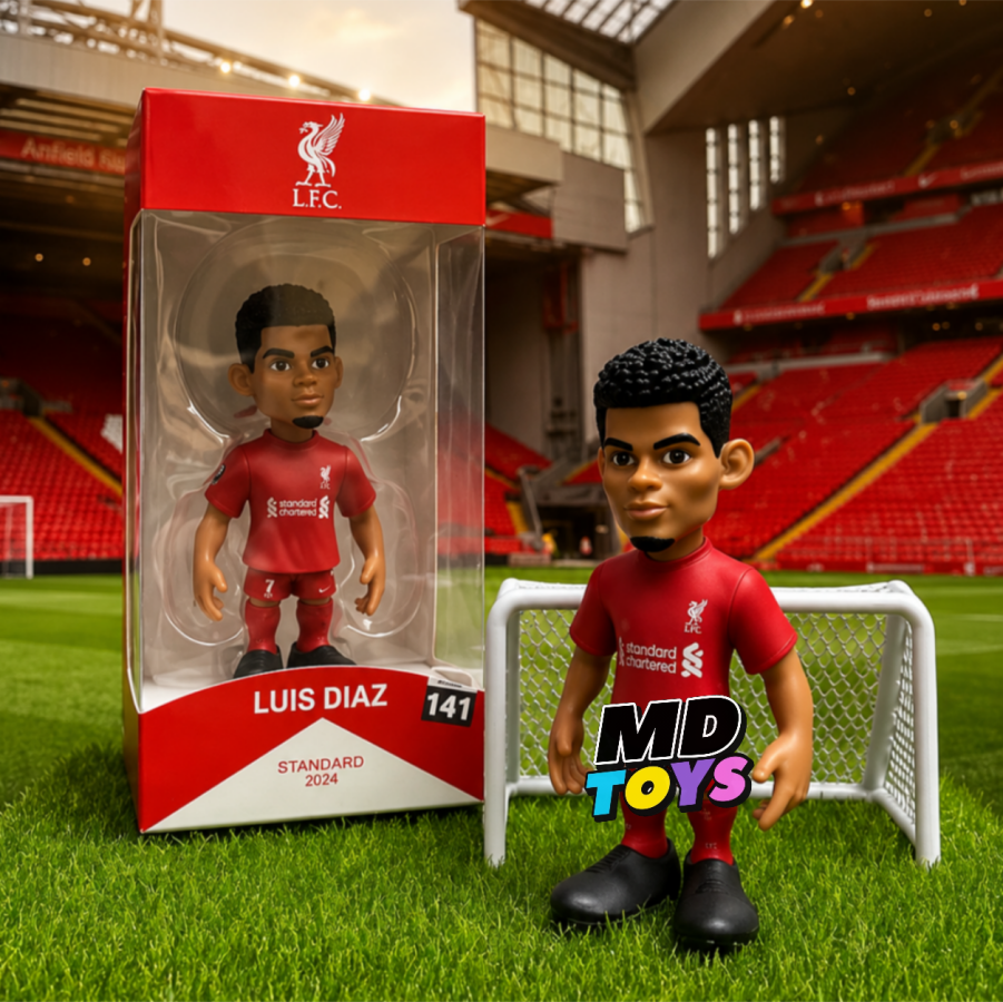 Figura MINIX - Luis Diaz Liverpool 3 Luis Diaz Liverpool - Figura Futbol Minix 12 cm - Imagen 1