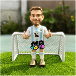 Alexis Mac Allister Argentina - Figura Futbol Minix 12cm