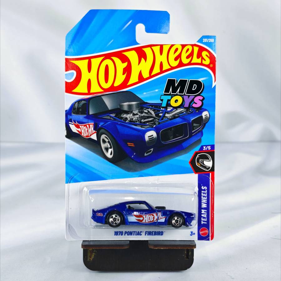 HW Basic Especial - 1970 Pontiac Firebird Pontiac Firebird Team Wheels 1970 3/5 - Hotwheels Mattel - Imagen 1