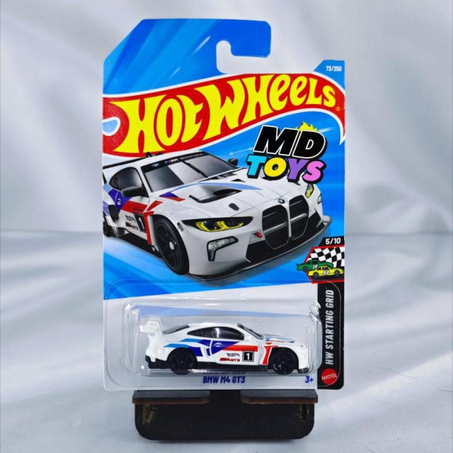 HW Basic Especial - BMW M4 GT3 BMW M4 GT3 - Hotwheels Auto Starting Grid 5/10 Mattel - Imagen 1