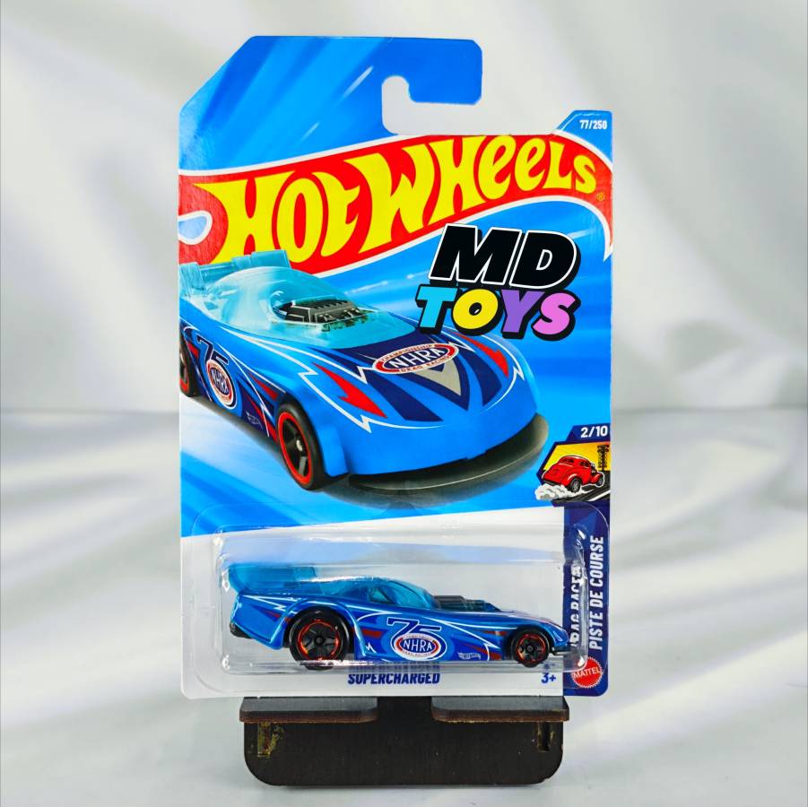 HW Basic Fantasy - Supercharged Supercharged - Hotwheels Fantasy Drag Racers 2/10 Mattel - Imagen 1