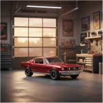 1967 Mustang Custom - Hotwheels Premium 149 Mattel - Imagen 3
