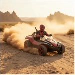 Deadpool Dead-Buggy - Hotwheels Premium Auto Pop Culture: Marvel - Imagen 3