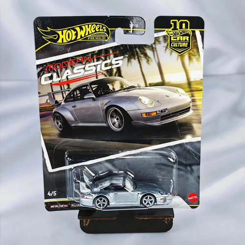 HW Premium - Porsche 993 GT2 1 Porsche 993 GT2 - Hotwheels Premium Modern Classics 4/5 Car Culture - Imagen 1