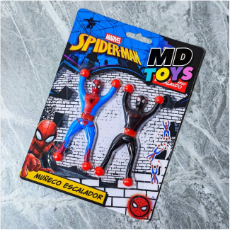 Pack Pegaloco - 2 Figuras Spiderman Marvel