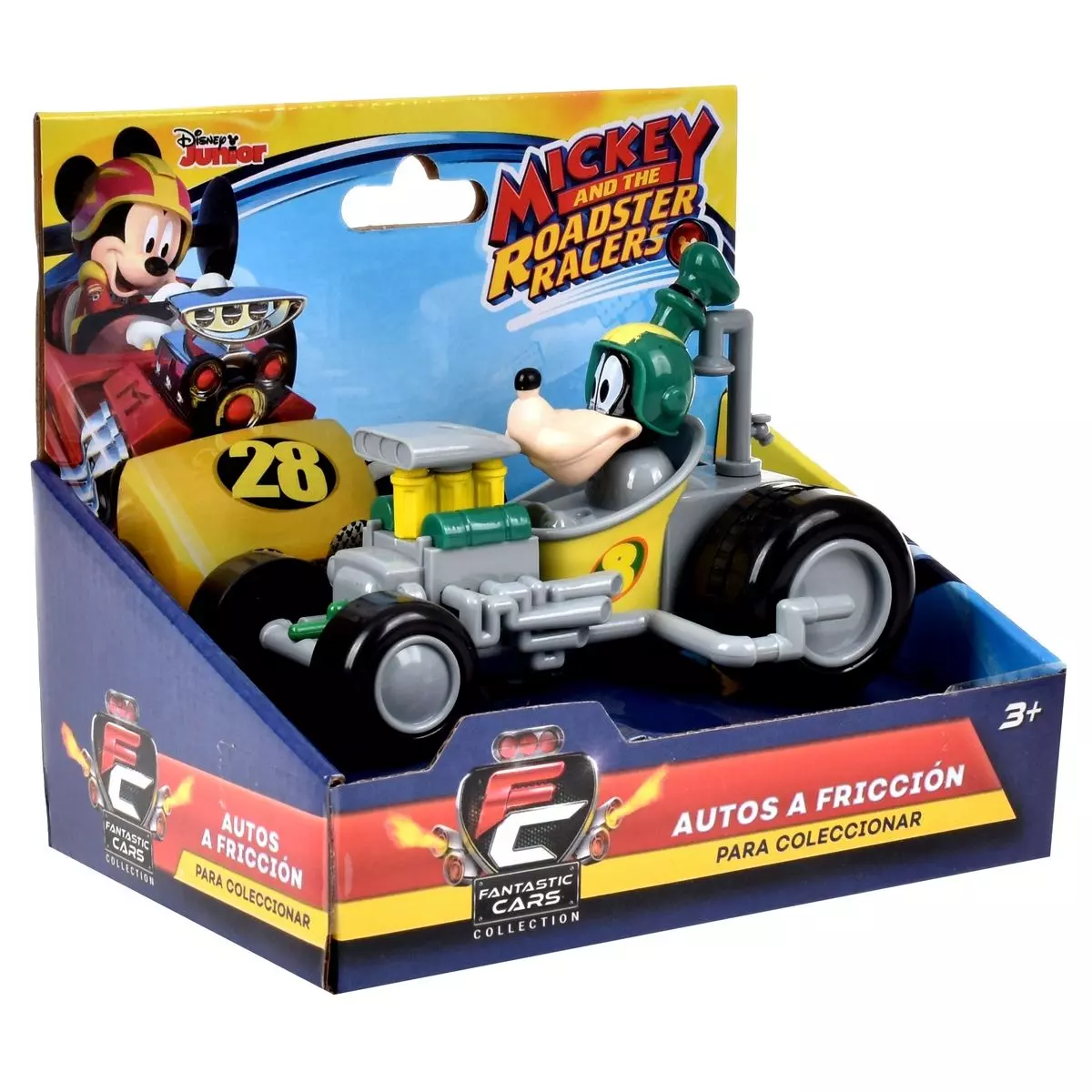 Auto a Fricción - Goofy Goofy - Auto A Fricción Mickey & Roadster Racers Disney 13cm - Imagen 1