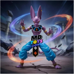 Bills Dios de la Destrucción - Figura Dragon Ball 13cm Articulado Bandai - Imagen 5