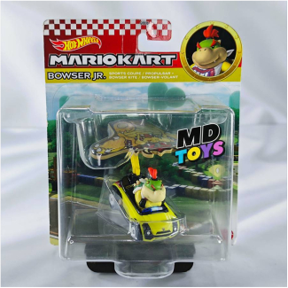 Bowser Jr Sport Coupé - Hotwheels Auto Mario Kart Con Alas 1:64 Mattel