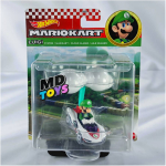 Luigi P-Wing - Hotwheels Auto Mario Kart Con Alas 1:64 Mattel