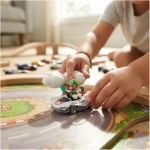 Luigi P-Wing - Hotwheels Auto Mario Kart Con Alas 1:64 Mattel - Imagen 3