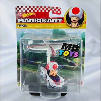 Toad P-Wing - Hotwheels Auto Mario Kart Con Alas 1:64 Mattel