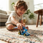 Yoshi Light-Blue Pipe Frame- Hotwheels Auto Mario Kart Con Alas 1:64 Mattel - Imagen 4