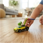 Yoshi Sport Coupé - Hotwheels Auto Mario Kart Con Alas 1:64 Mattel - Imagen 3