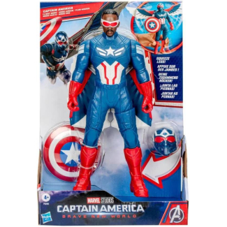 Capitan America Modo Vuelo - Figura Brave New World Marvel 24cm