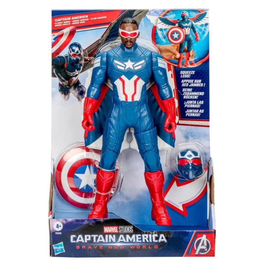 Figura Marvel - Capitan America Modo Vuelo Capitan America Modo Vuelo - Figura Brave New World Marvel 24cm - Imagen 1