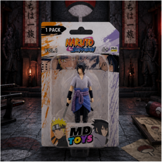 Sasuke Uchiha Mangekyo Sharingan - Mini Figura Naruto Shippuden 7cm