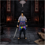 Sasuke Uchiha Mangekyo Sharingan - Mini Figura Naruto Shippuden 7cm - Imagen 2