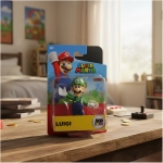 Figura Luigi - Super Mario Nintendo 6cm - Imagen 2