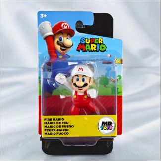 Figura Mario de Fuego - Super Mario Nintendo 6cm