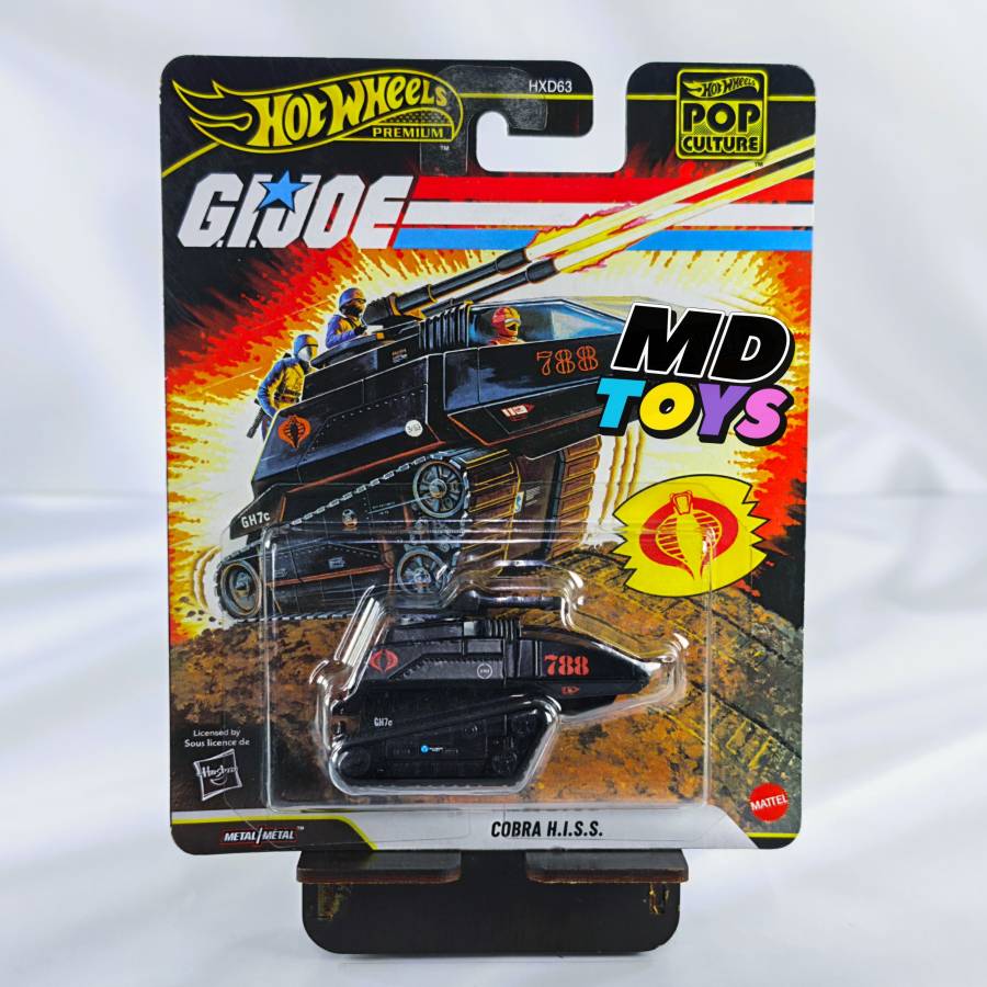 HW GI Joe Premium - Cobra HISS Tanque Cobra H.I.S.S. - Hotwheels Premium Pop Culture: G.I. JOE - Imagen 1