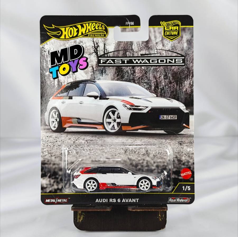 HotWheels_Premium_Car_culture_Fast_wagons_Audi_RS_6_Avant Audi RS 6 Avant - Hotwheels Premium Car Culture: Fast Wagons 1/5 - Imagen 1