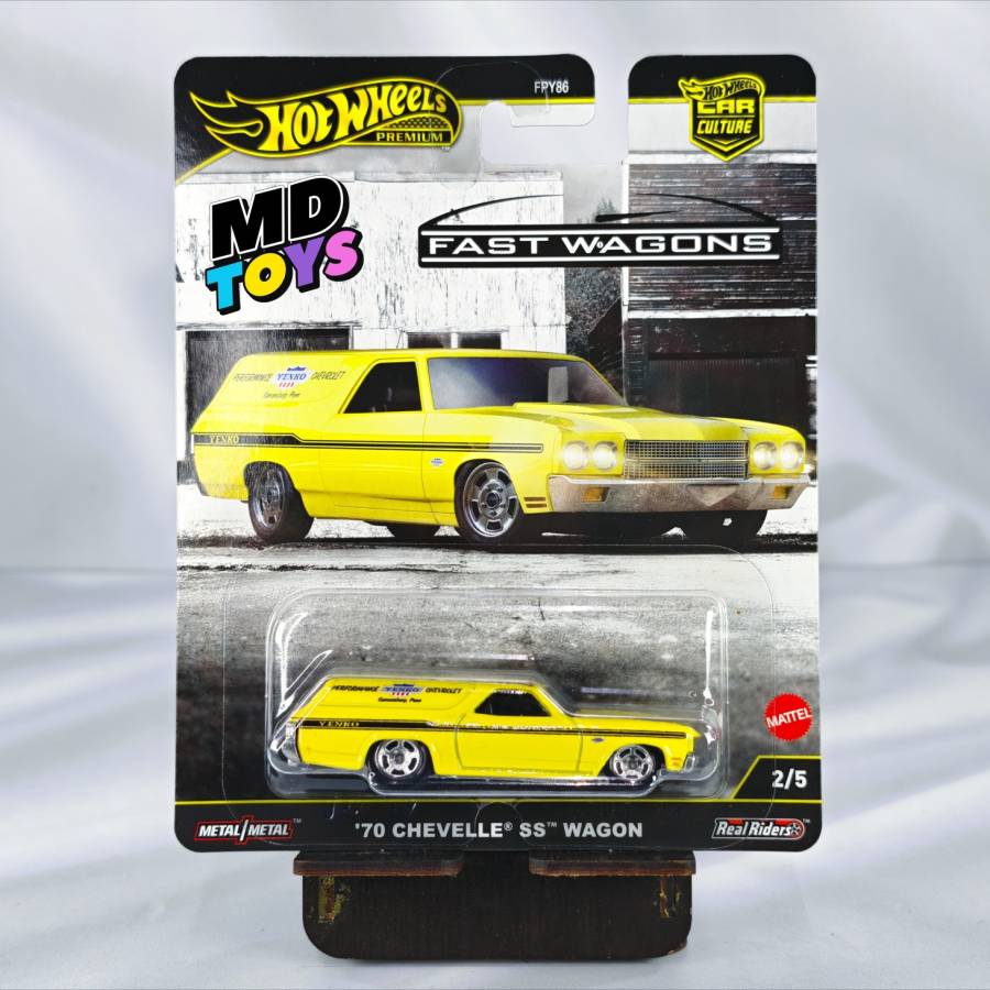 HotWheels_Premium_Car_culture_Fast_wagons_Chevelle_SS_Wagon_1970 Chevelle SS Wagon 1970 - Hotwheels Premium Car Culture: Fast Wagons 2/5 - Imagen 1
