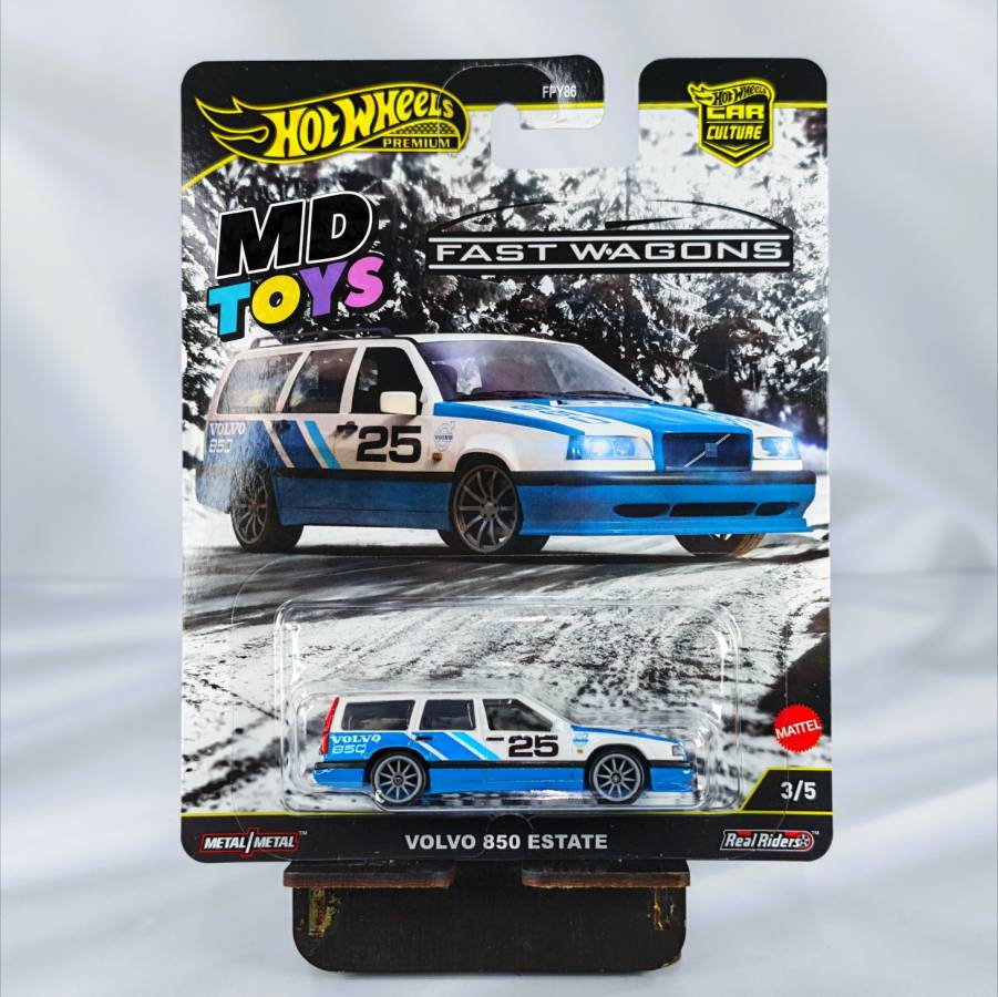 HotWheels_Premium_Car_culture_Fast_wagons_Volvo_850_Estate_25 Volvo 850 Estate - Hotwheels Premium Car Culture: Fast Wagons 3/5 - Imagen 1