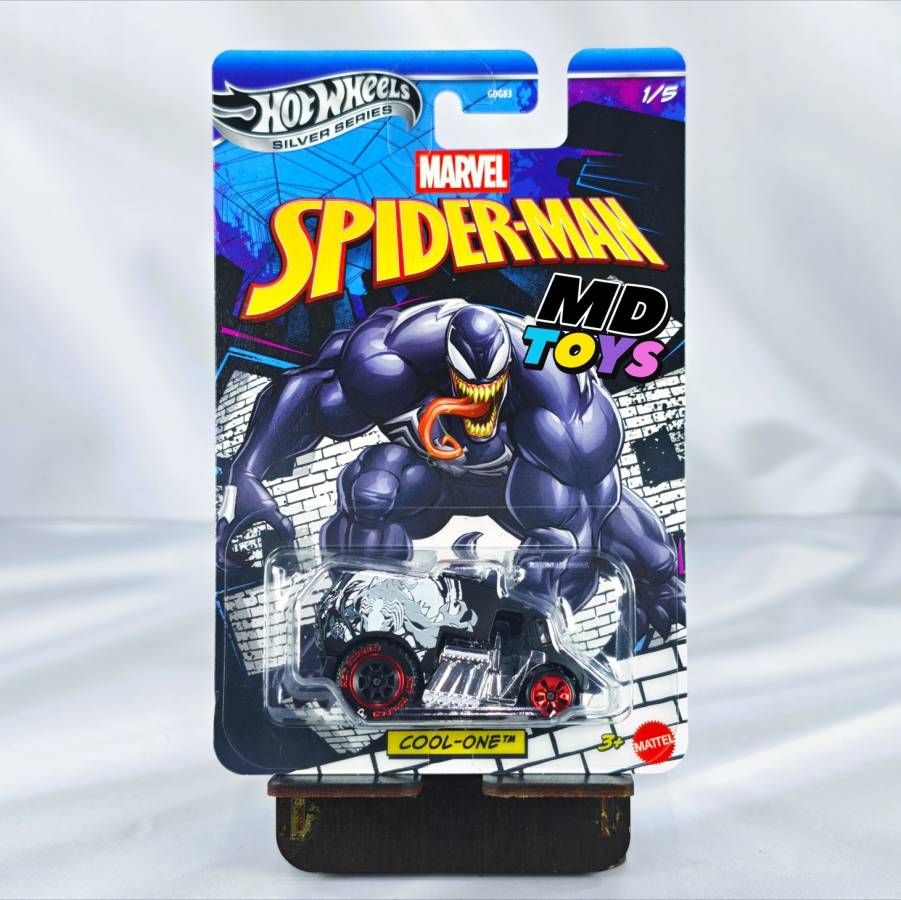 HotWheels_Silver_series_Marvel_Cool-one_Venom_Rhyno Cool One Venom - Hotwheels Silver Series 1/5 Marvel Spiderman - Imagen 1