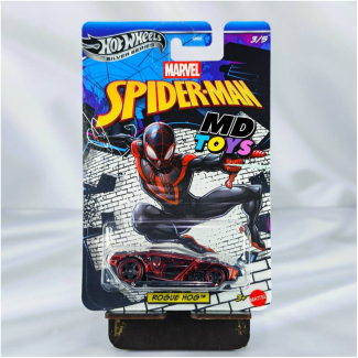 Rogue Hog Miles Morales - Hotwheels Silver Series 3/5 Marvel Spiderman
