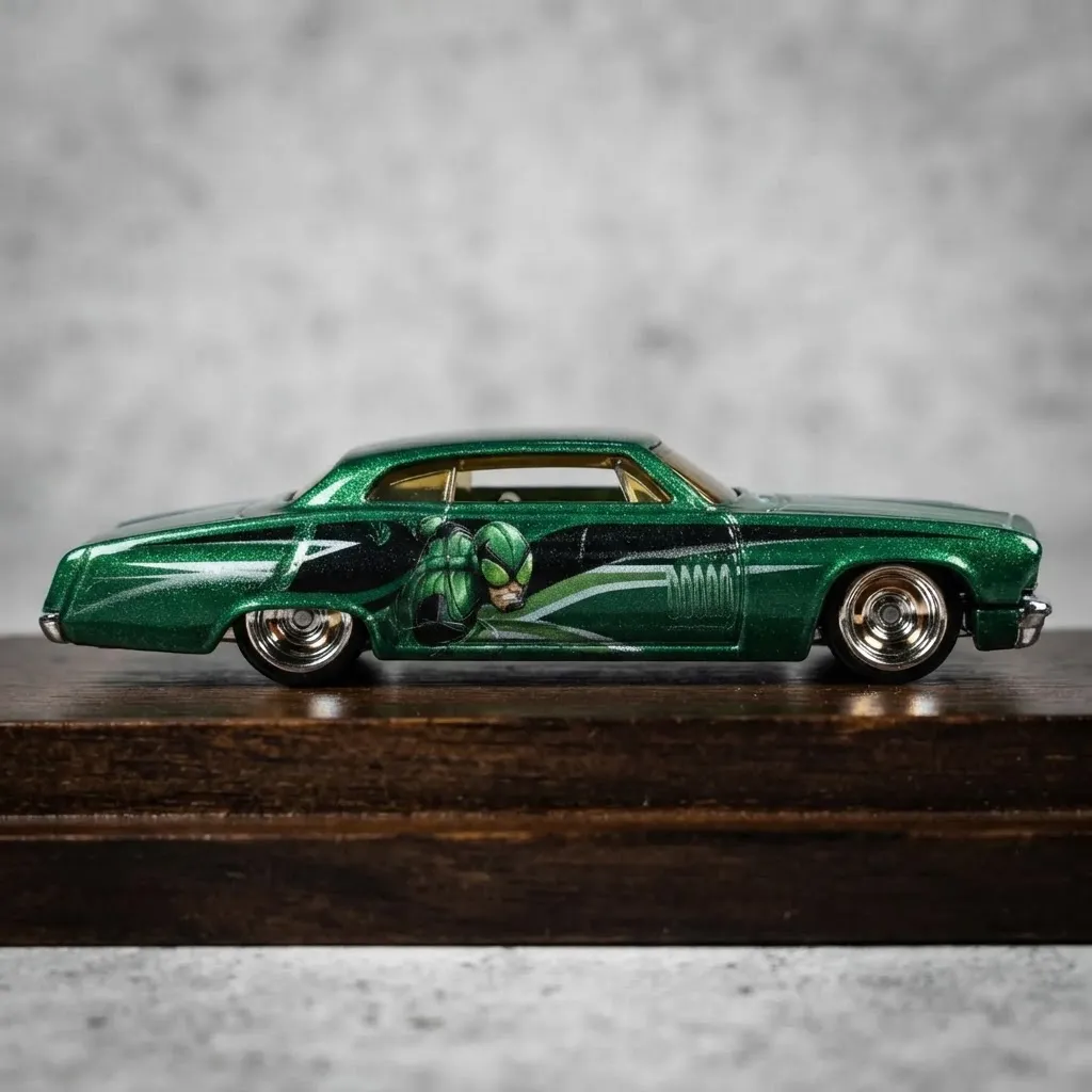 Fish'd & Chip'd Scorpion - Hotwheels Silver Series 4/5 Marvel Spiderman - Imagen 4